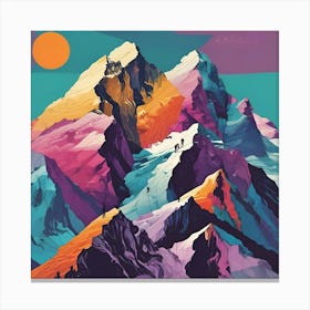 Mountain Range Canvas Print