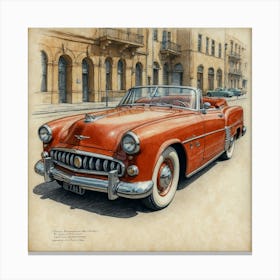 Classic Car Canvas Print