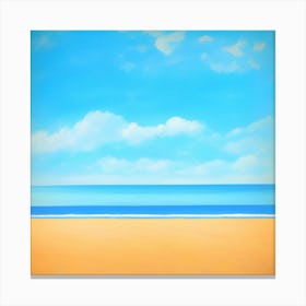 Beach Background Canvas Print