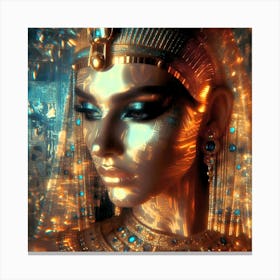 Cleopatra Portrait Artwork 100 Canvas Print