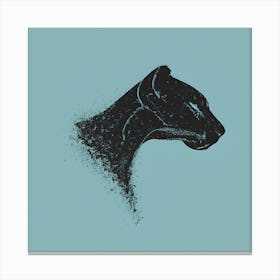 Panther Splash Canvas Print