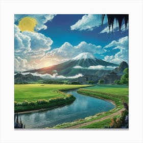 Nihon Koku Canvas Print