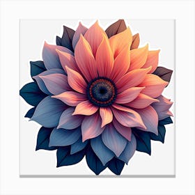 Dahlia Flower 2 Canvas Print