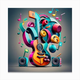 Guitarra Canvas Print