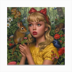 Alice In Wonderland Canvas Print