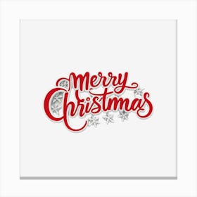 Merry Christmas Canvas Print