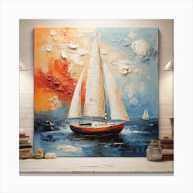 Sailboat 3 Canvas Print