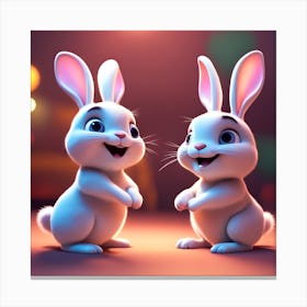 Bunny Rabbits Canvas Print