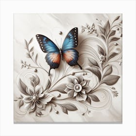 Decorative Art Butterfly X Canvas Print
