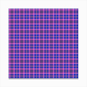 Plaid Fabric 100 Canvas Print