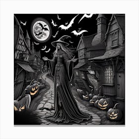 Bad witch Canvas Print