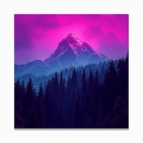 Purple Mountain 1 Canvas Print