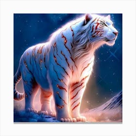 White Tiger Canvas Print