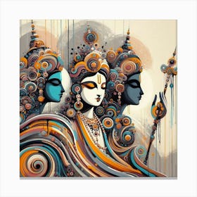 Lord Krishna 21 Canvas Print