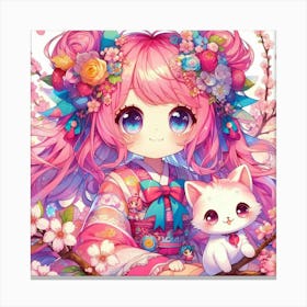 Kawaii 1 Canvas Print