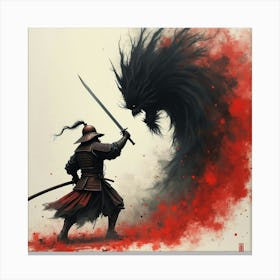 Samurai Art 113 Canvas Print