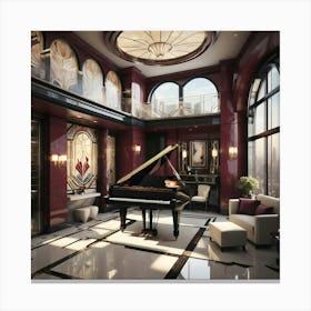 Grand Piano Canvas Print