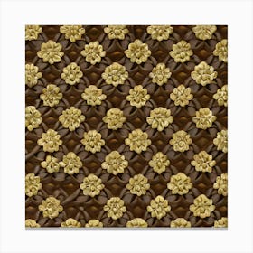 Chocolate Flowers 1 Canvas Print