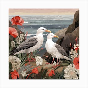 Bird In Nature Albatross 4 Canvas Print