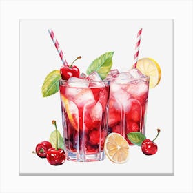 Cherry Lemonade 14 Canvas Print