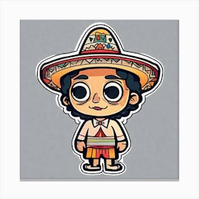 Mexican Boy 10 Canvas Print