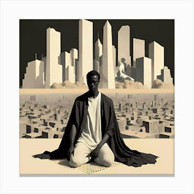 Lost And Lonely In The Big City Canvas Print