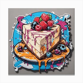 Ice Cream Cake Canvas Print