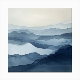 Blue Mountains Canvas Print