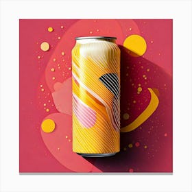 Firefly Can, Soft, Drink, Cover, Design, Face, Paper, Folding, Art, Pink, Yellow, Gas, Bubbles, Stri (11) Toile