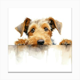 Welsh Terrier Dog 3 Canvas Print