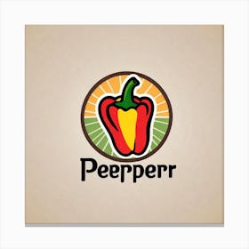 Pepper Logo 9 Canvas Print