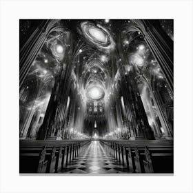 Cathedral In Space Canvas Print