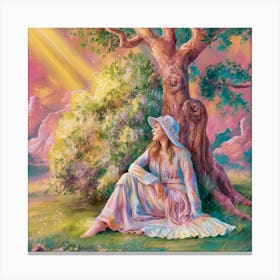 Angel Of The Forest Canvas Print