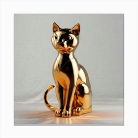 Gold Cat 1 Canvas Print