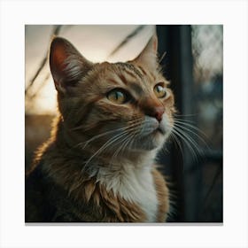 Default Cat Freddie Art 0 Canvas Print