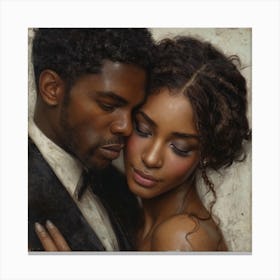 Echantedeasel 93450 African American Black Love Stylize 850 5b68a4b3 E042 4a03 9b23 825a63bfa2b0 Canvas Print