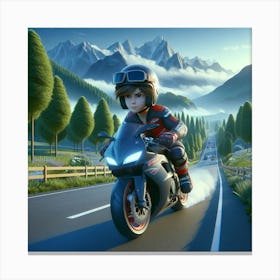 rider 1 Canvas Print