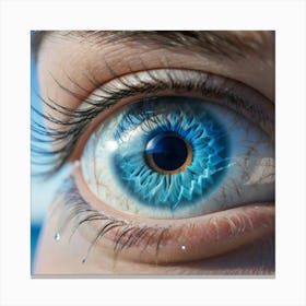 Blue Eye 7 Canvas Print