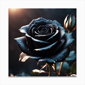 Black Rose Canvas Print