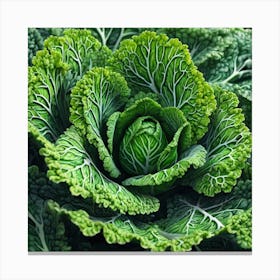 Cabbage Canvas Print