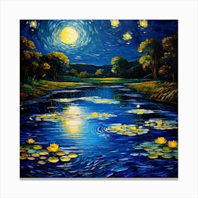 A Gallery Of Classical Oil Paintings Showcasing Renaissance Masters Monets Water Lilies Causing Ri 17565839 (3) Canvas Print