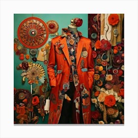 Firefly Opulent Collage Of Fashion And Eclectic Art 85610 (2) Canvas Print