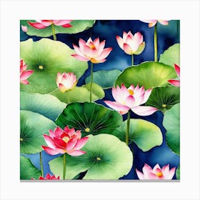 Lotus Flower 75 Canvas Print