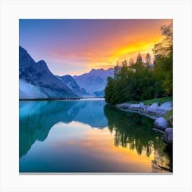 Water Mirror Canvas Print