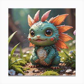 Little Dragon Canvas Print