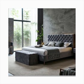 Modern Bedroom Canvas Print