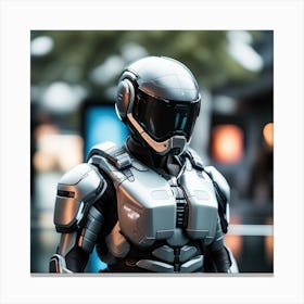 Futuristic Robot 118 Canvas Print