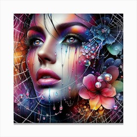 Web Of Love Canvas Print