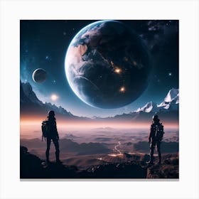 Planets Canvas Print