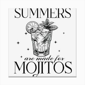 Summers We Made For Mojitos Canvas Print